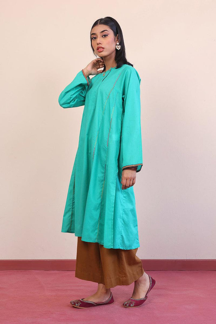 Generation - Punk Kurta - Green - Lawn - 1 Piece