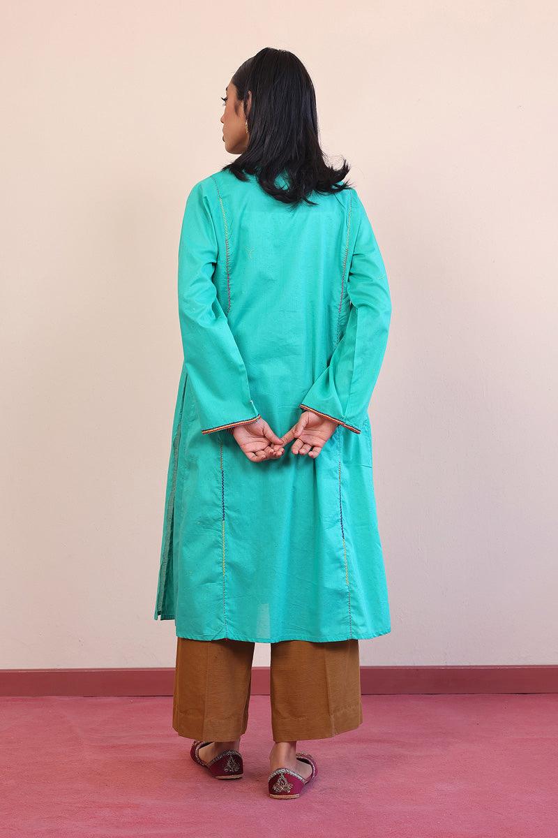 Generation - Punk Kurta - Green - Lawn - 1 Piece