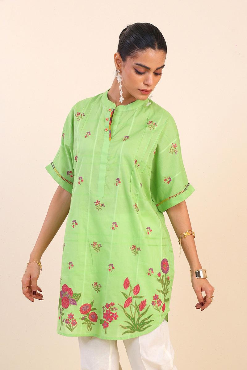 Generation - Tropic Splendour Top - Green - Lawn - 1 Piece
