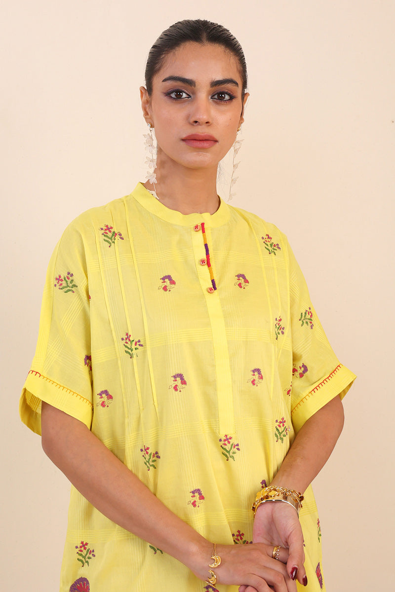 Generation - Tropic Splendour Top - Yellow - Lawn - 1 Piece