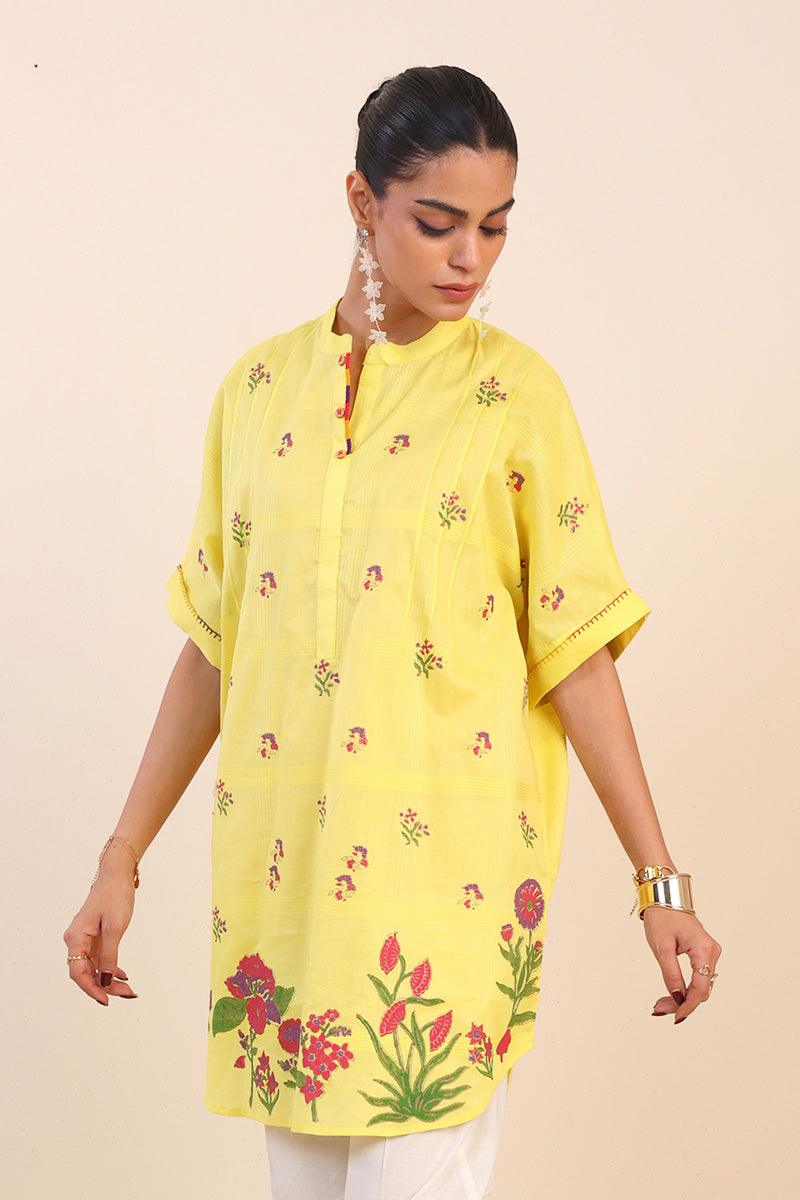 Generation - Tropic Splendour Top - Yellow - Lawn - 1 Piece