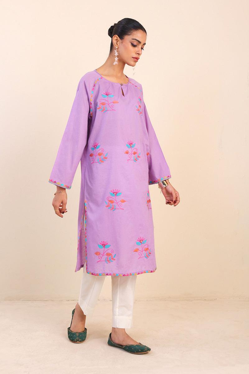 Generation - Sundara Kurta - Purple - Lawn - 1 Piece