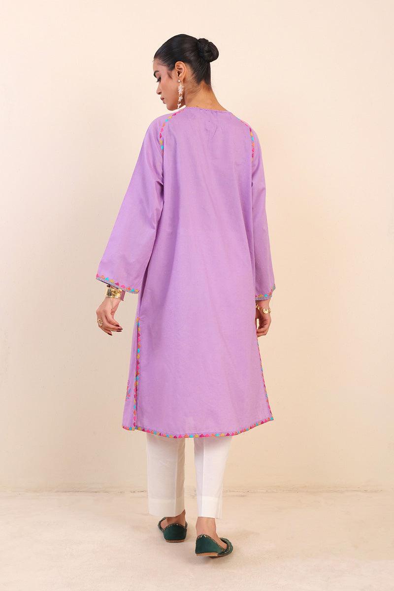 Generation - Sundara Kurta - Purple - Lawn - 1 Piece