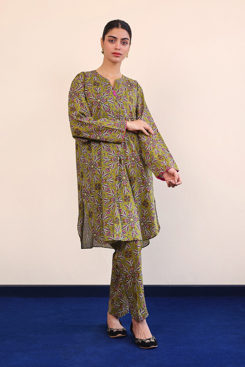Generation - Turkish Delight Suit - Army Green - Lawn - 2 Piece
