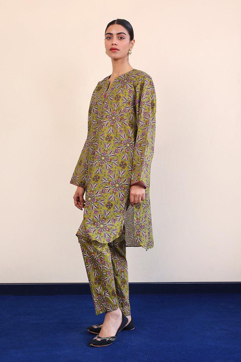 Generation - Turkish Delight Suit - Army Green - Lawn - 2 Piece