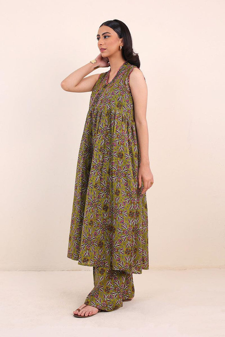 Generation - Turkish Delight Samreen Set - Green - Lawn - 2 Piece