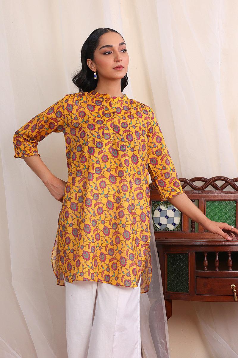 Generartion - Turkish Delight Tunic - 1 Piece - Mustard - Lawn
