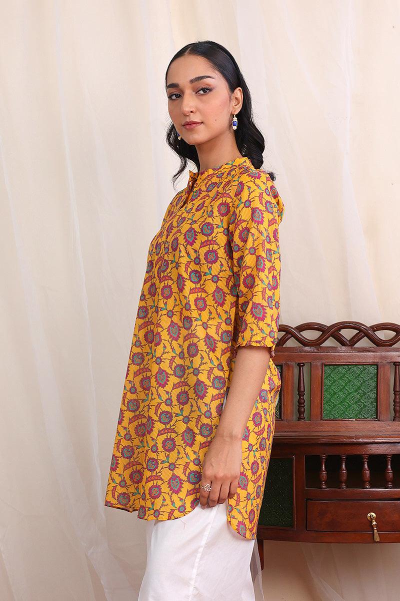 Generartion - Turkish Delight Tunic - 1 Piece - Mustard - Lawn