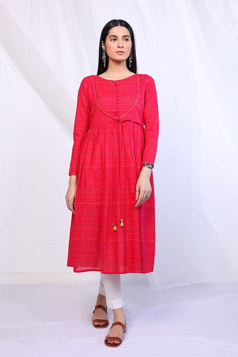 Generation - Tinka Shirt - Red - Lawn - 1 Piece