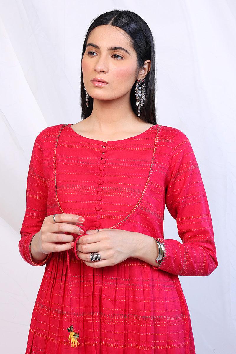 Generation - Tinka Shirt - Red - Lawn - 1 Piece