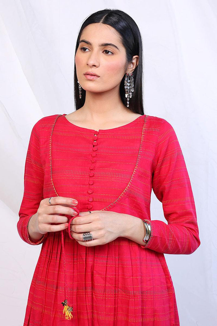 Generation - Tinka Shirt - Red - Lawn - 1 Piece