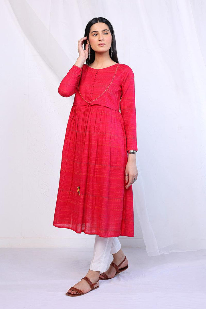 Generation - Tinka Shirt - Red - Lawn - 1 Piece