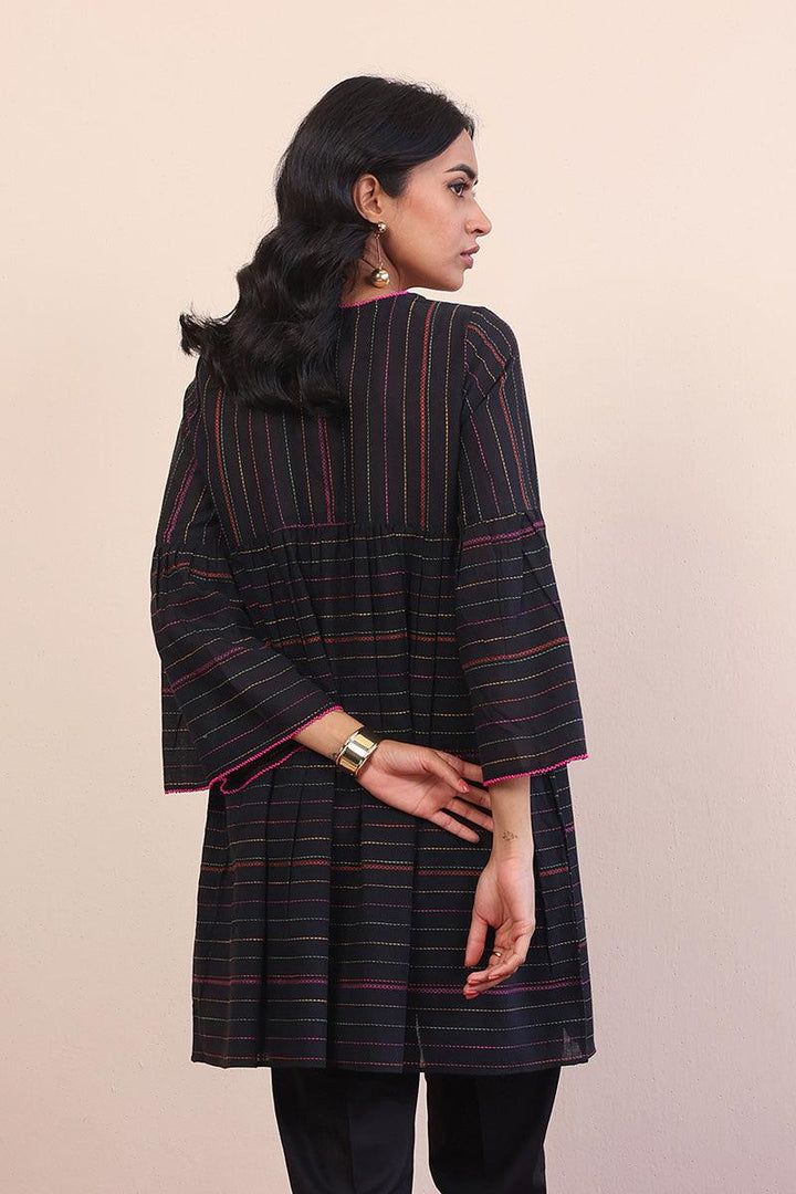 Generation - Tinka Flared Top - Black - Lawn - 1 Piece