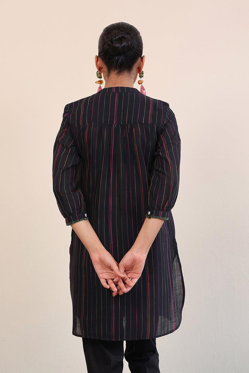 Generation - Tinka Kurta - Black - Lawn - 1 Piece