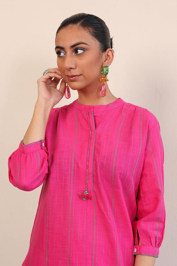 Generation - Tinka Kurta - Red - Lawn - 1 Piece