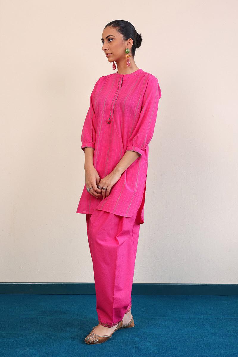 Generation - Tinka Kurta - Red - Lawn - 1 Piece