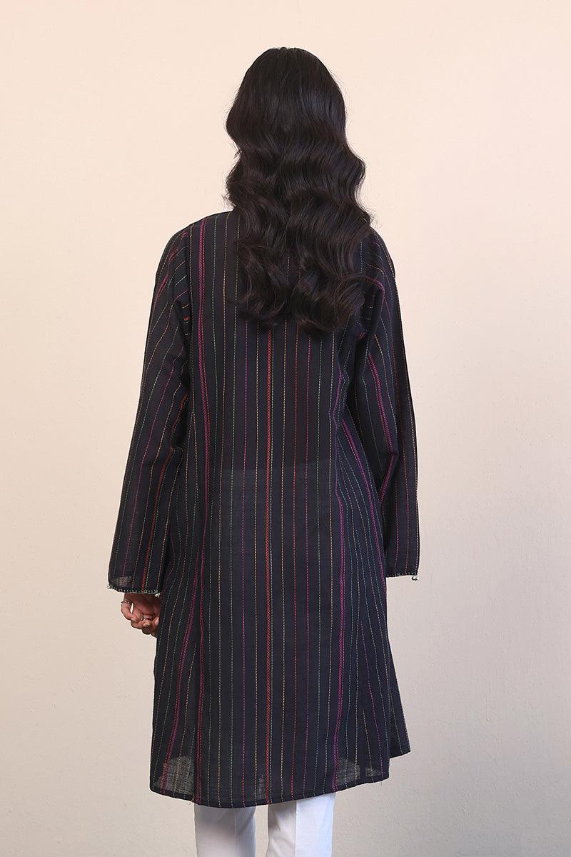 Generation - Tinka Kurta - Black - Lawn - 1 Piece