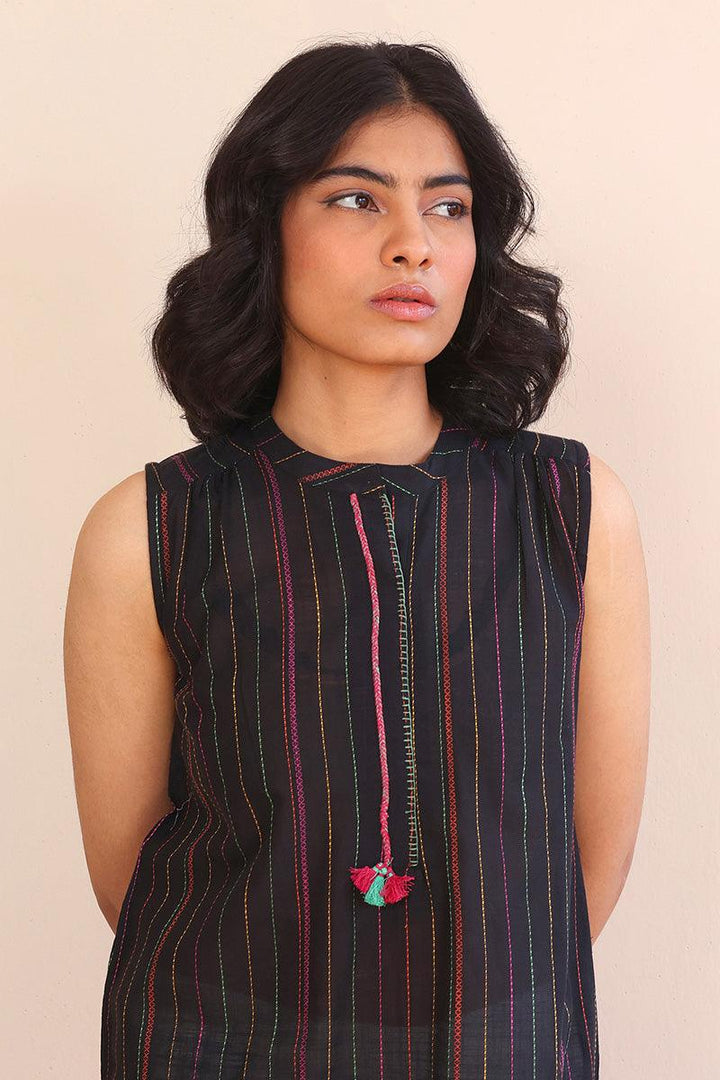 Generation - Tinka Top - Black - Lawn - 1 Piece
