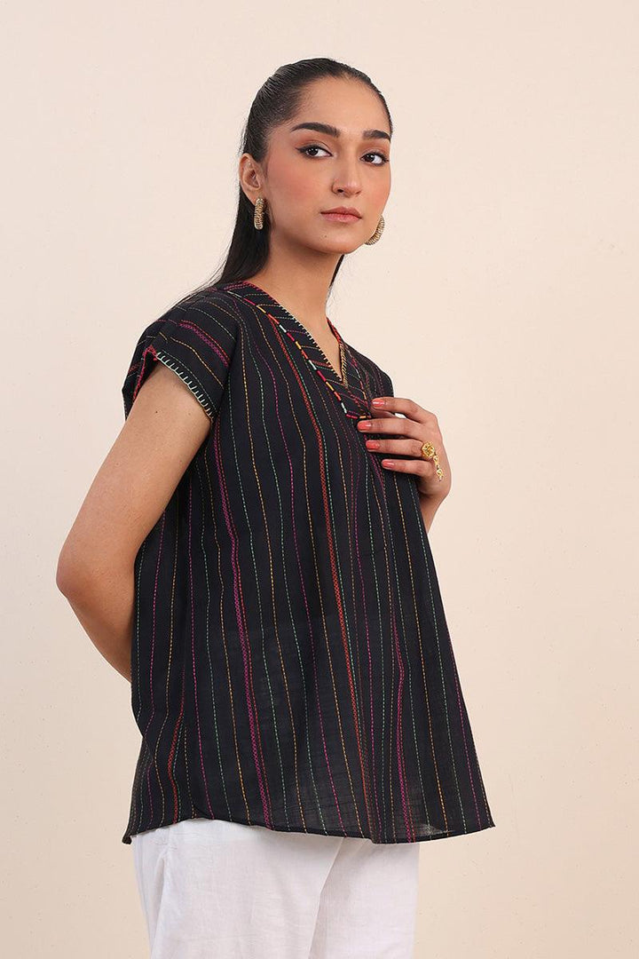Generation - Tinka Top - Black - Lawn - 1 Piece