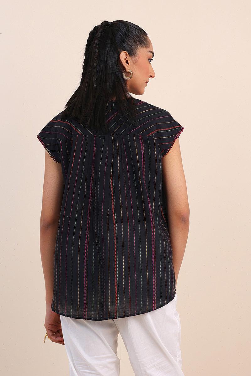 Generation - Tinka Top - Black - Lawn - 1 Piece