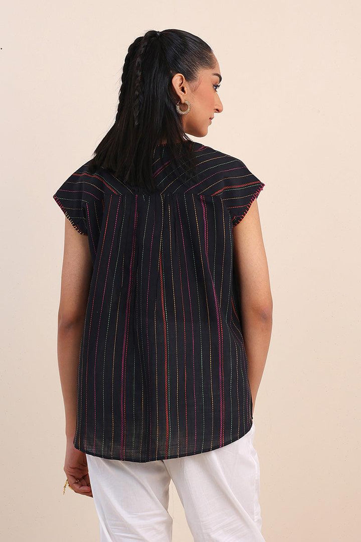 Generation - Tinka Top - Black - Lawn - 1 Piece