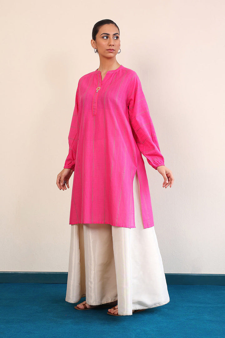 Generation - Tinka Kurta - Red - Lawn - 1 Piece