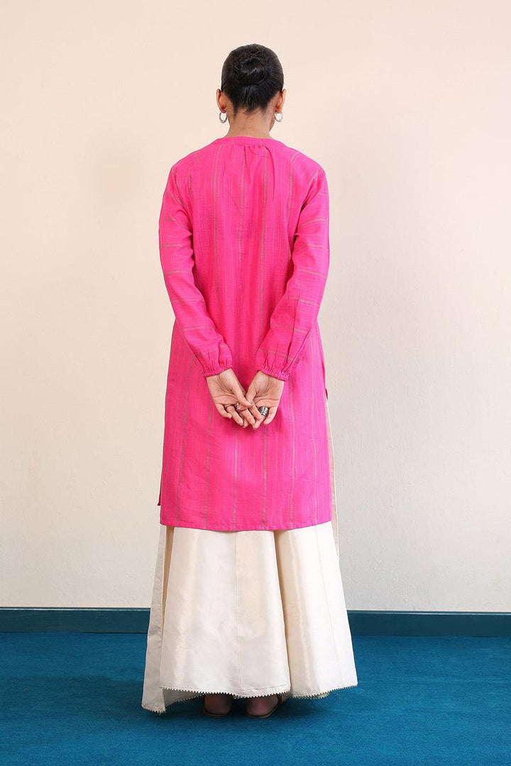 Generation - Tinka Kurta - Red - Lawn - 1 Piece