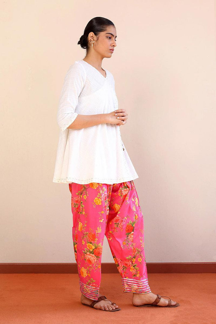 Generation - Virsa Shalwar - Red - Cambric - 1 Piece