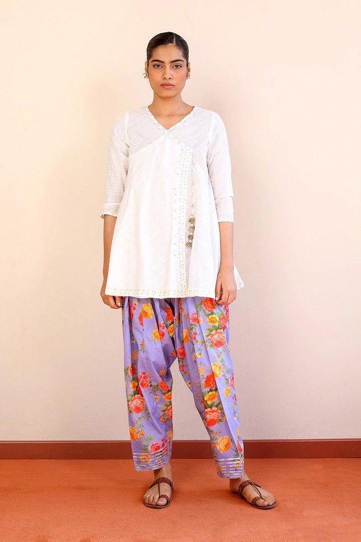Generation - Virsa Shalwar - Red - Cambric - 1 Piece
