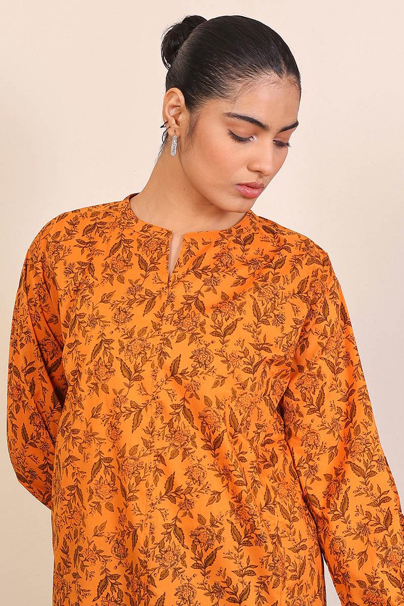 Generation - Timeless Charm Shirt - Orange - Lawn - 1 Piece