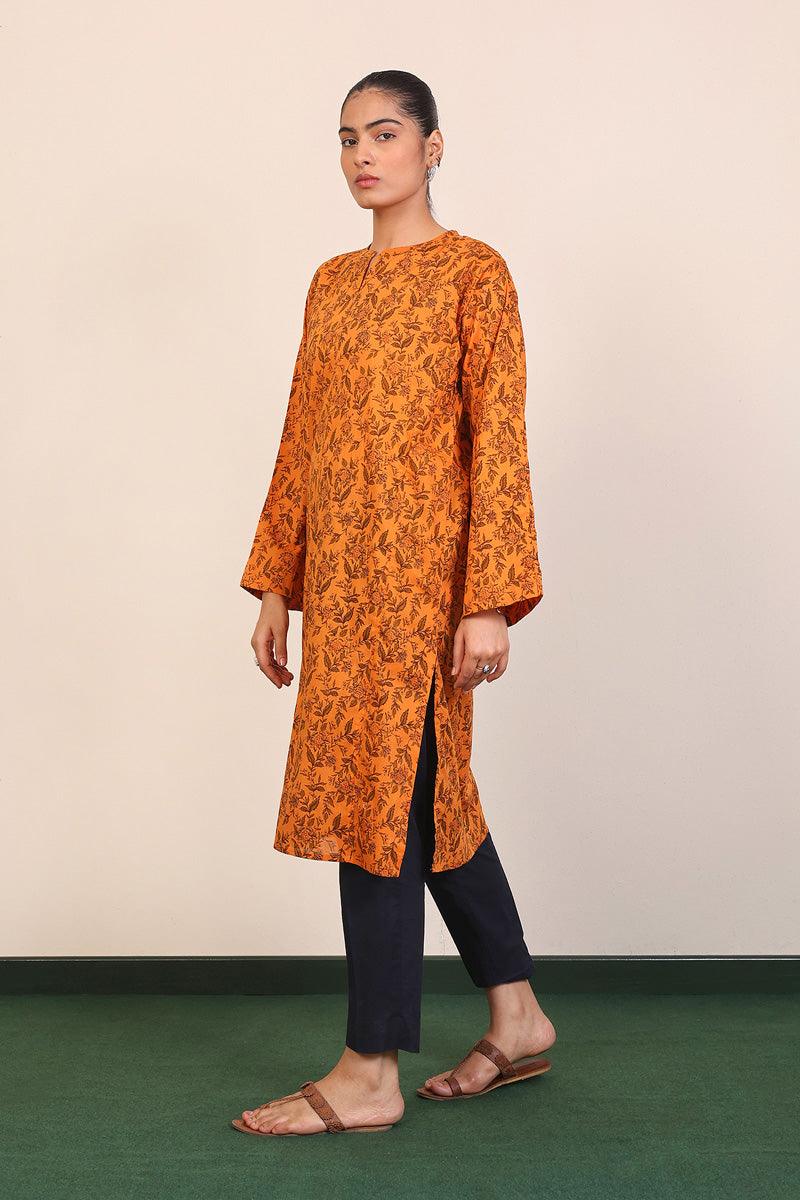 Generation - Timeless Charm Shirt - Orange - Lawn - 1 Piece