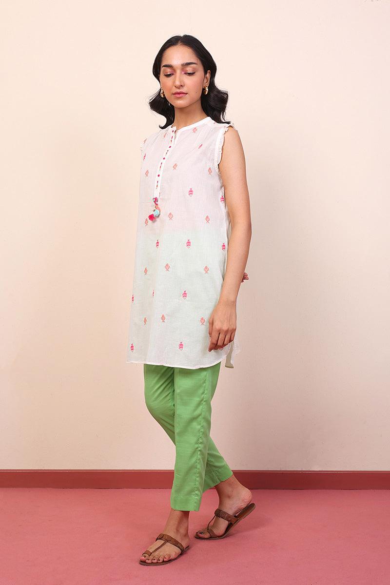 Generation - Essential Trousers - Green - Cambric - 1 Piece