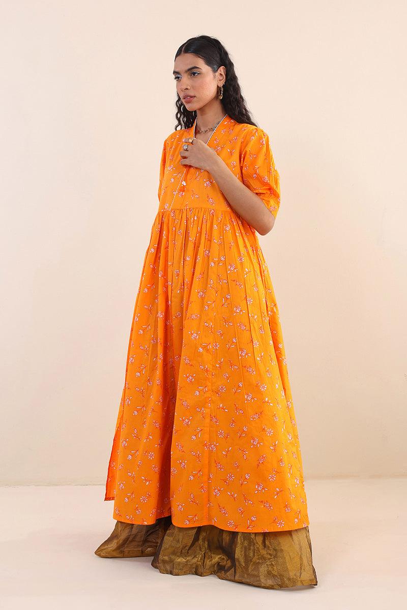 Generation - Summer Song Dress - Orange - Lawn - 1 Piece