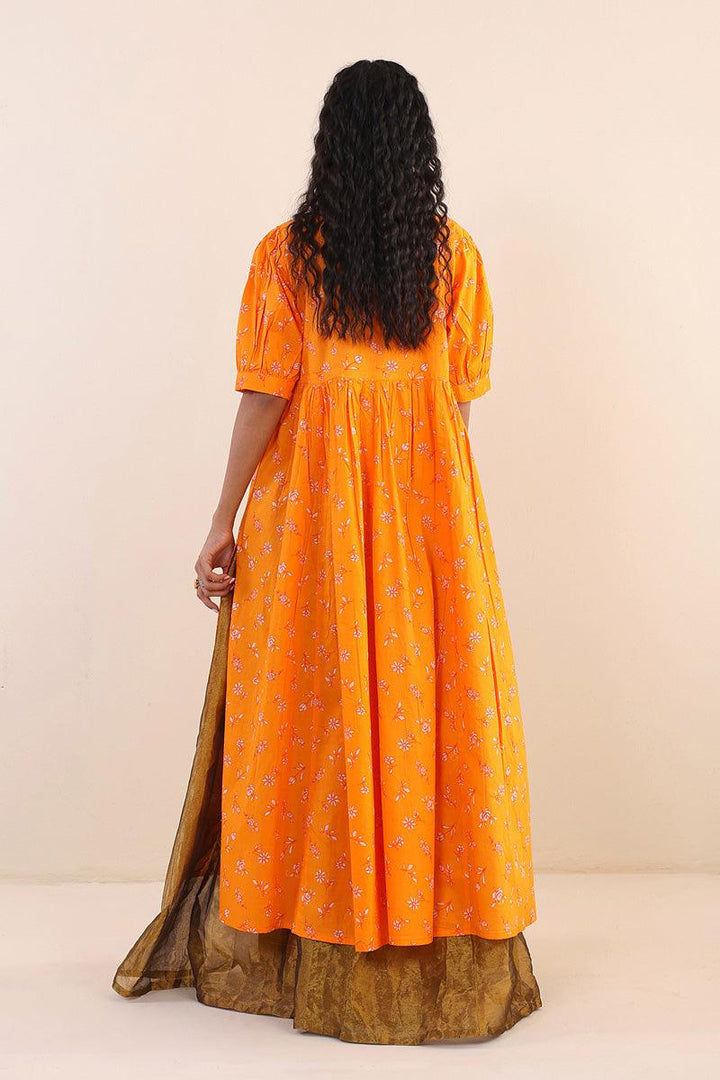 Generation - Summer Song Dress - Orange - Lawn - 1 Piece