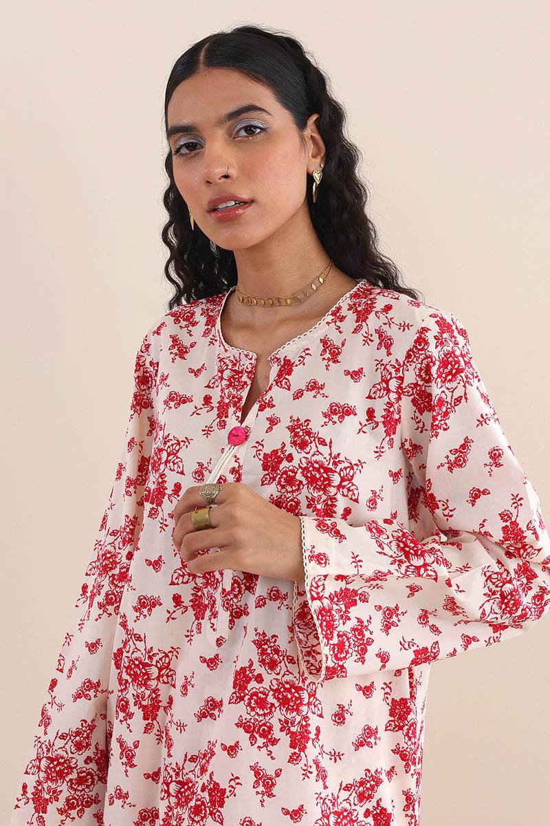 Generation - Summer Song Co-ords - Red - Lawn - 2 Piece