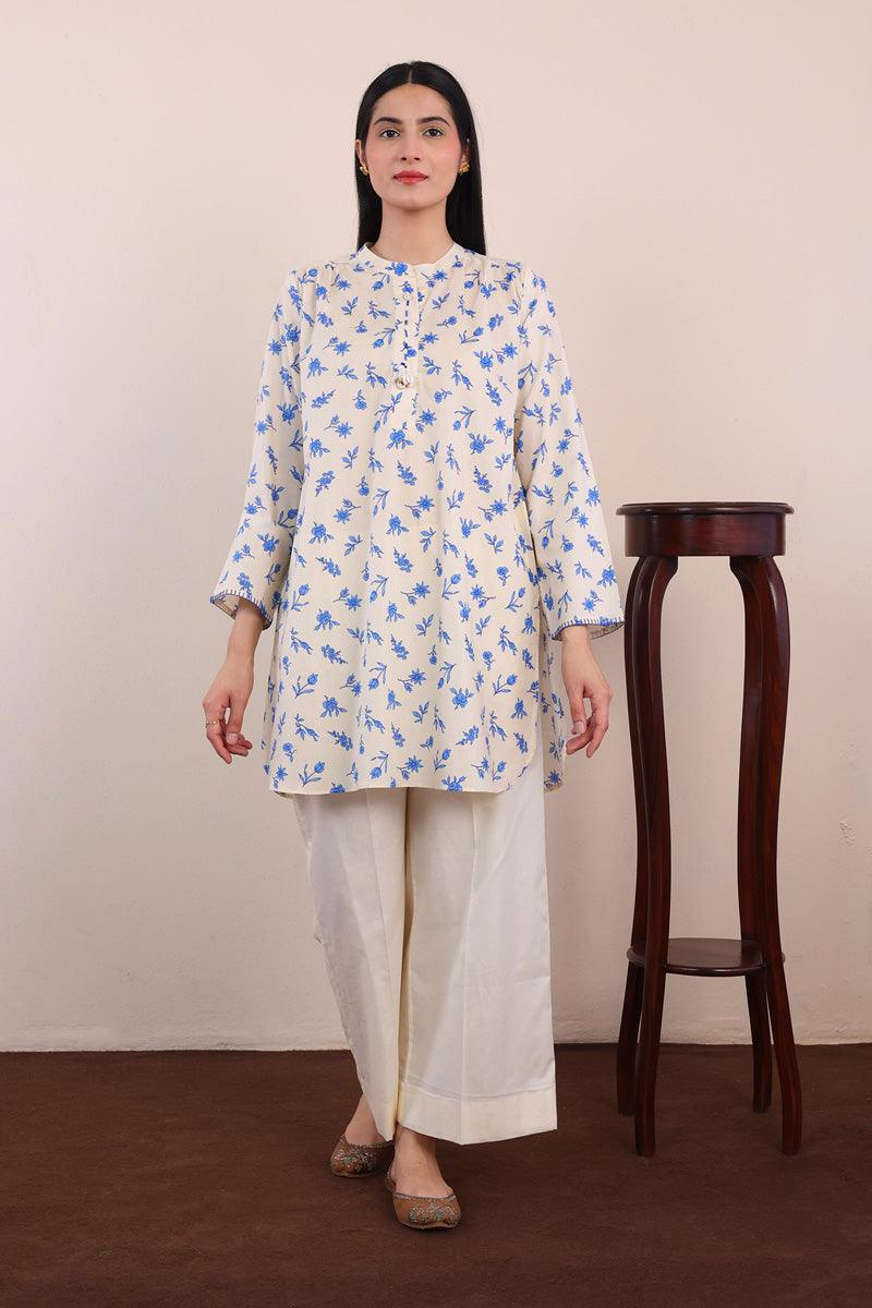 Generation - Summer Song Kurta - Blue - Lawn - 1 Piece