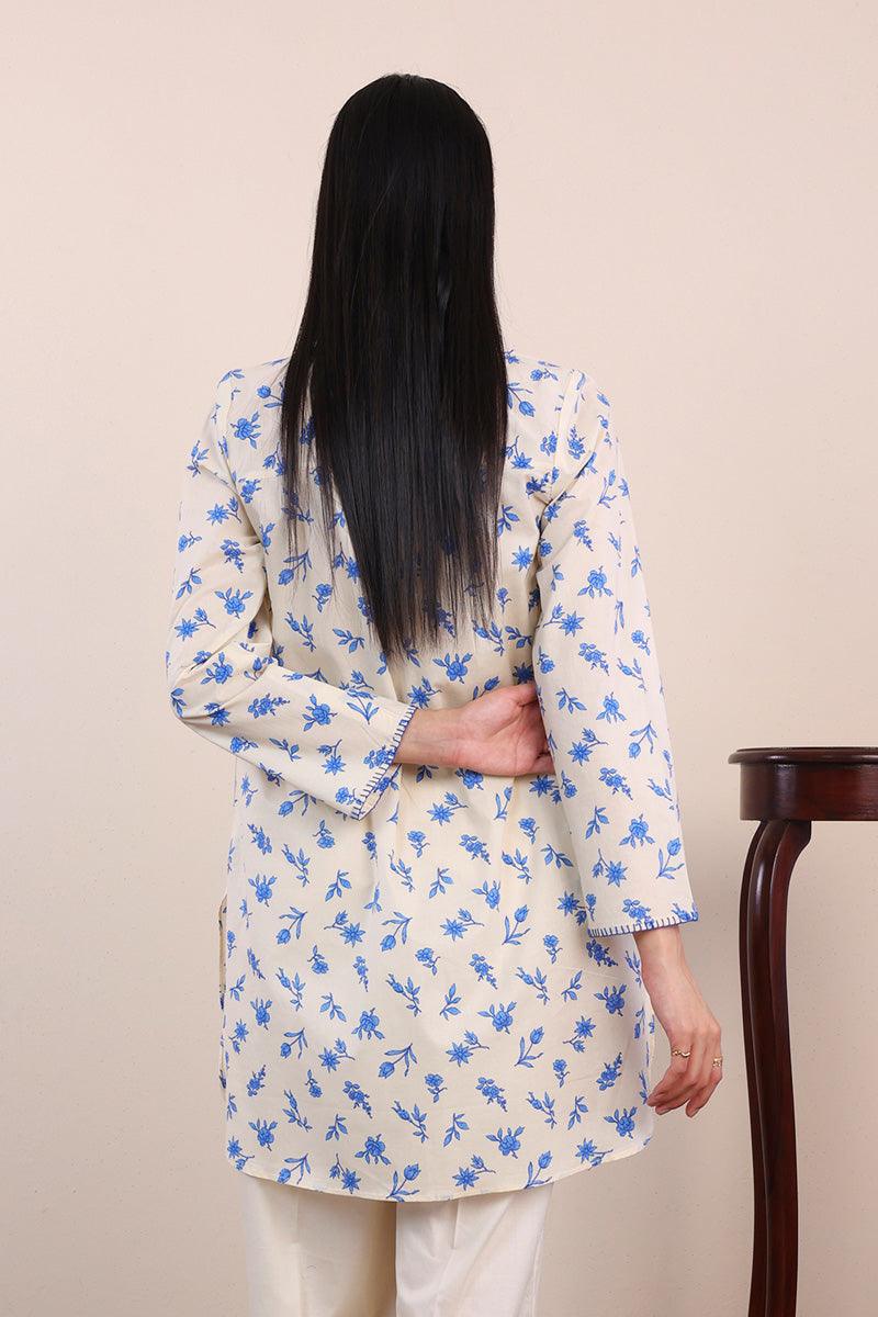 Generation - Summer Song Kurta - Blue - Lawn - 1 Piece