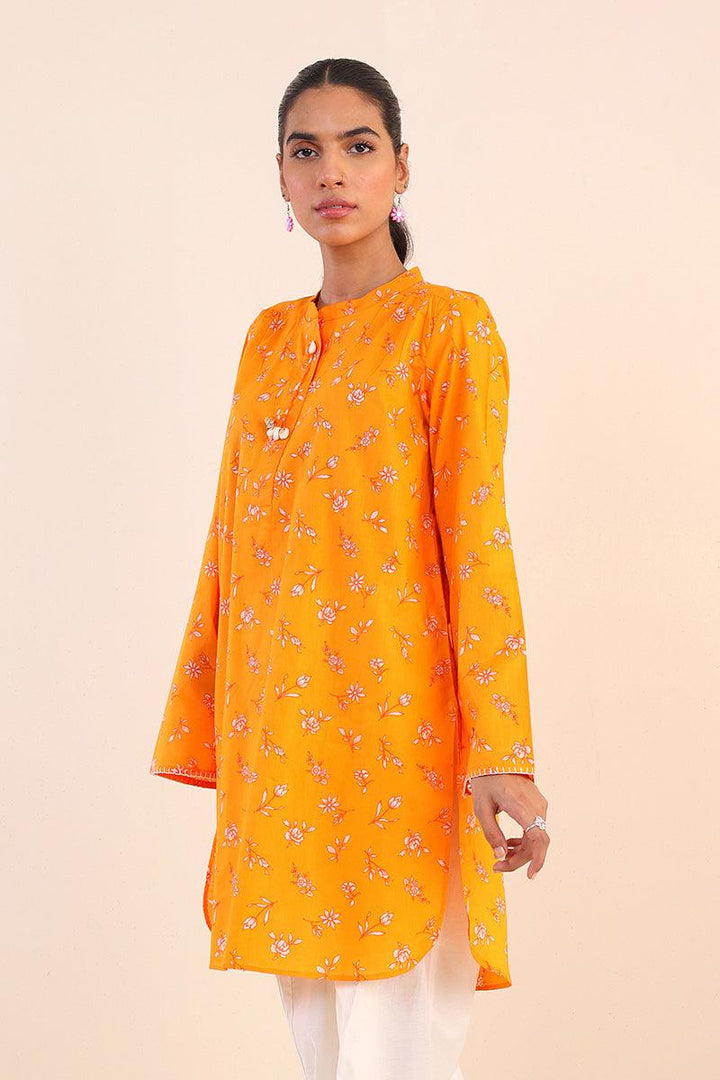 Generartion - Summer Song Kurti - 1 Piece - Orange - Lawn