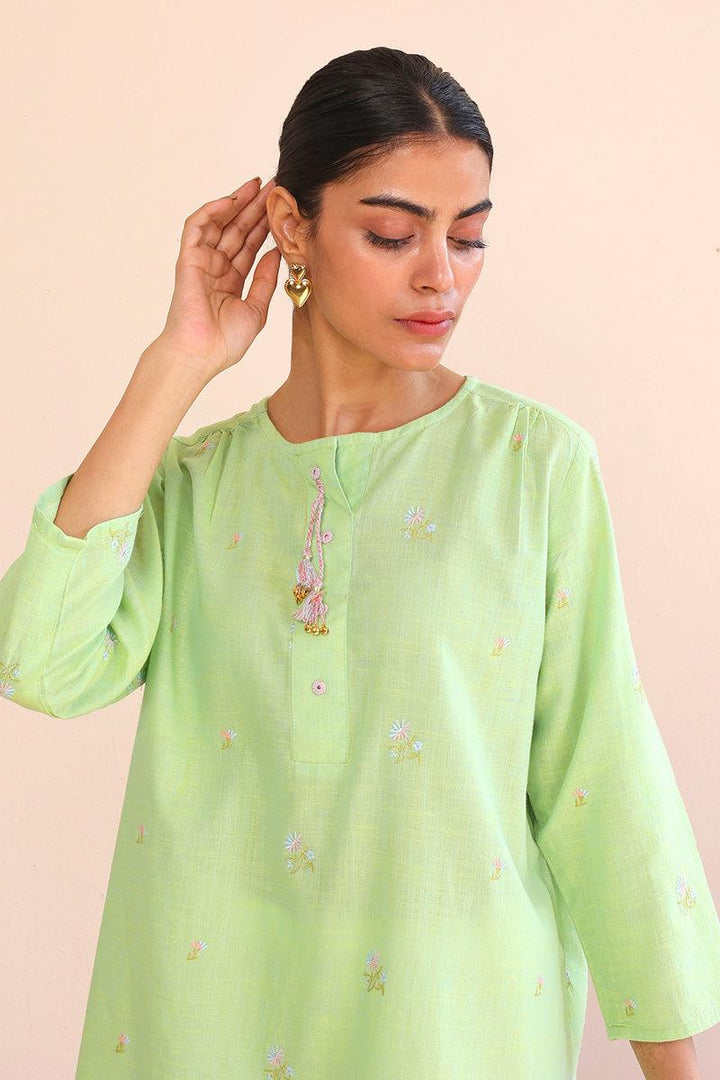Generation - Pastel Passion Kurta - Red - Lawn - 1 Piece
