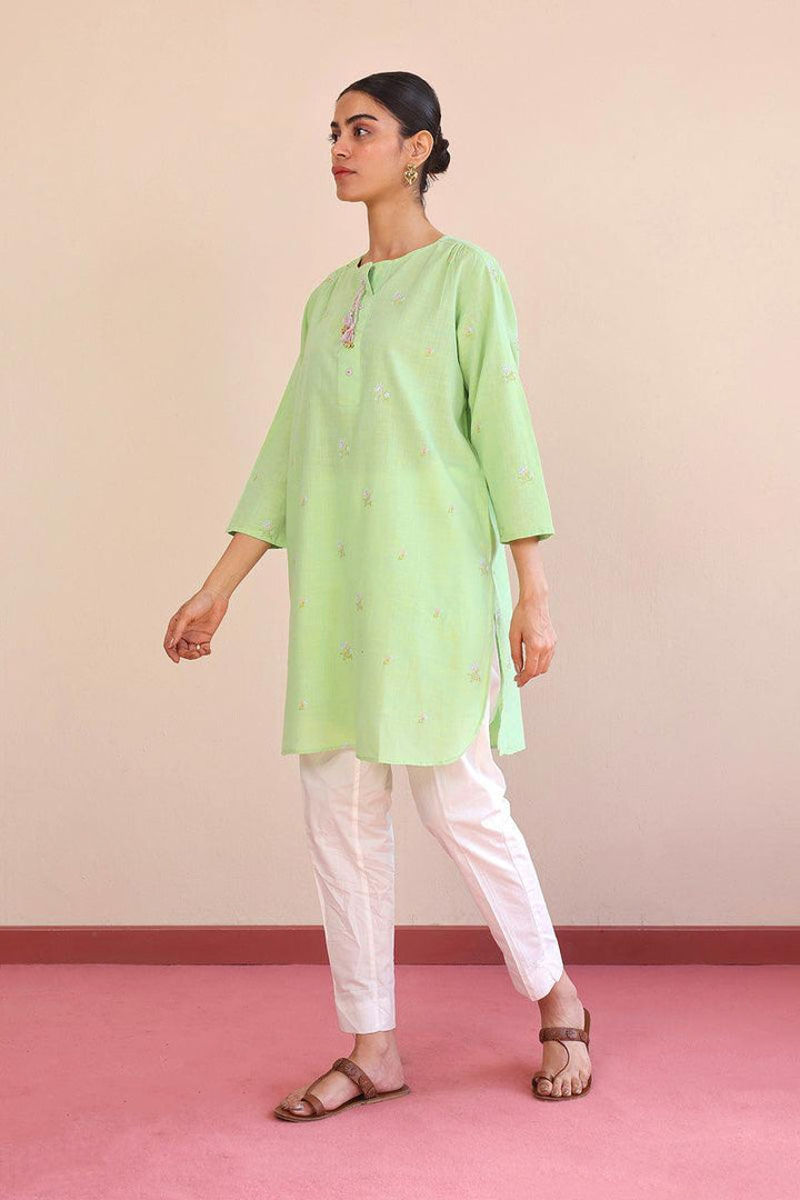 Generation - Pastel Passion Kurta - Red - Lawn - 1 Piece