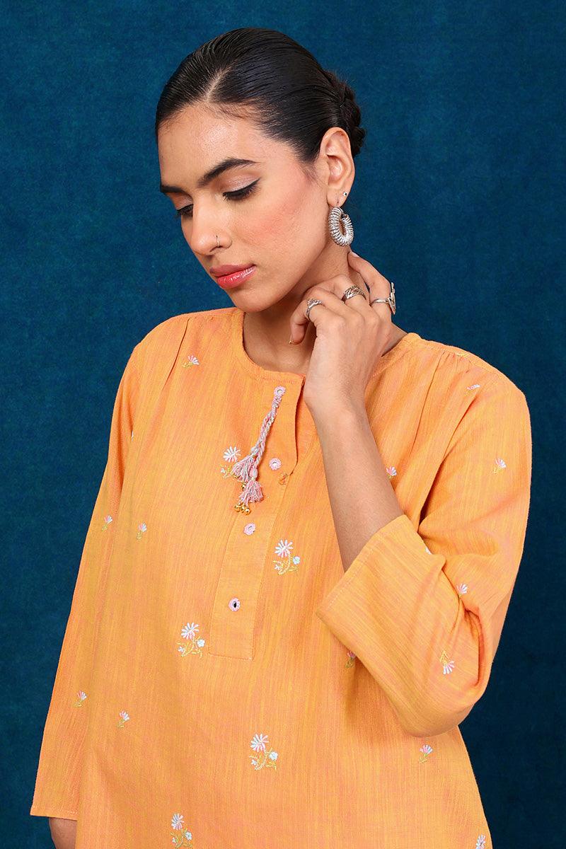 Generation - Pastel Passion Kurti - Red - Lawn - 1 Piece
