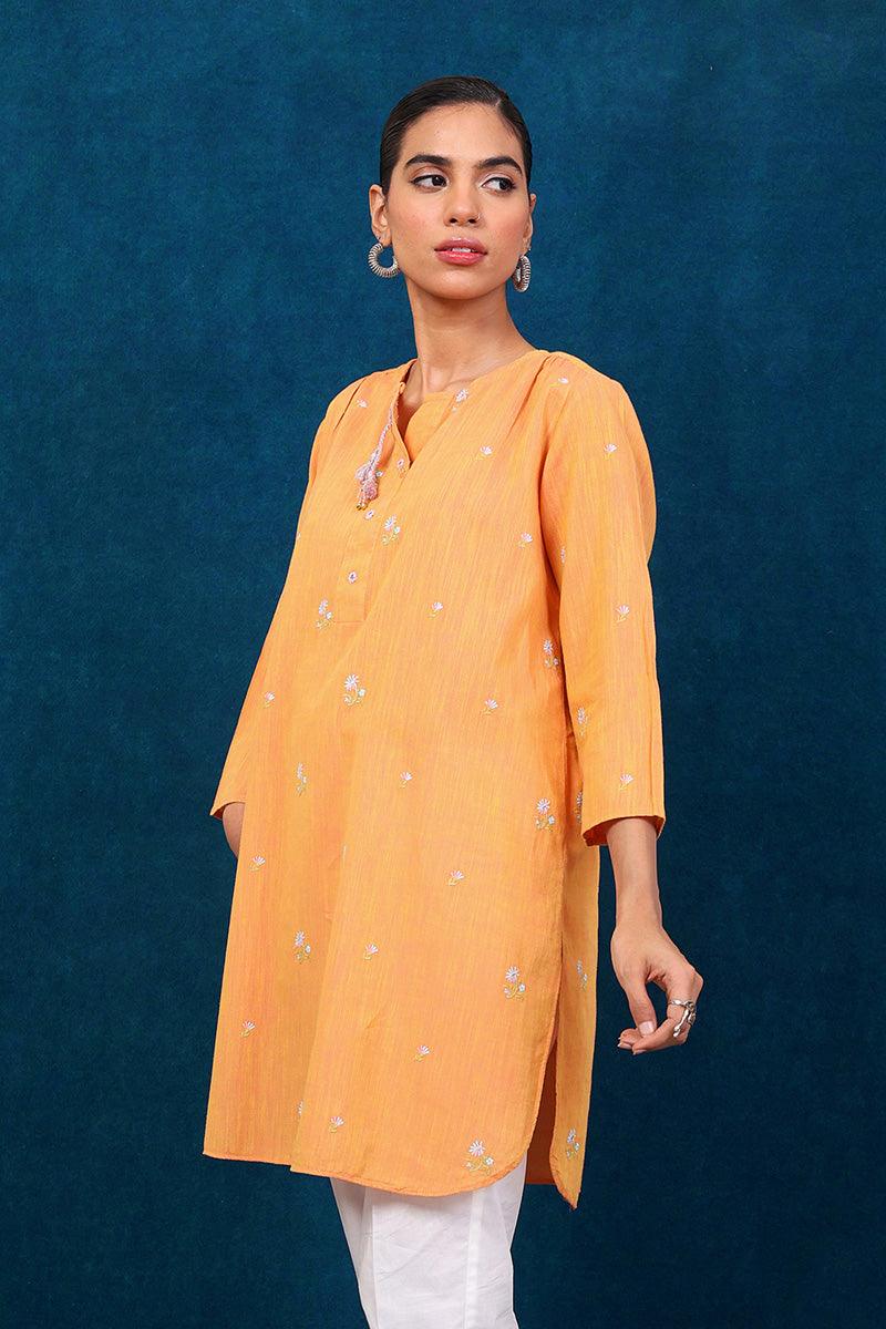Generation - Pastel Passion Kurti - Red - Lawn - 1 Piece
