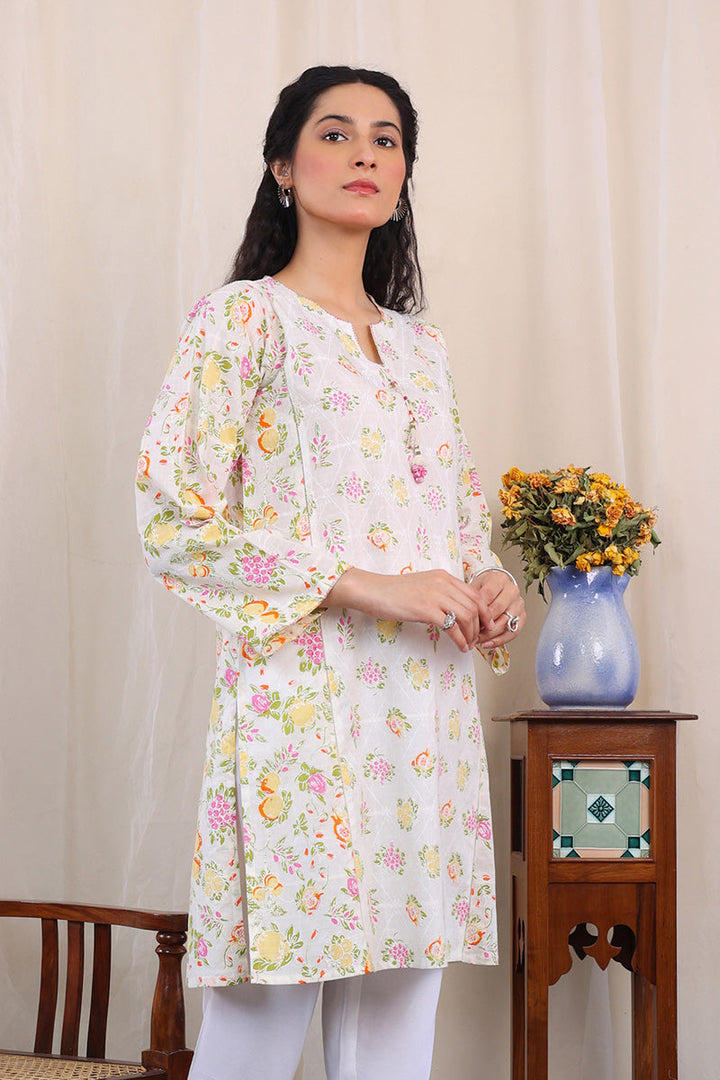 Generation - Tropic Spendour Kurta - Lawn - White - 1 Piece