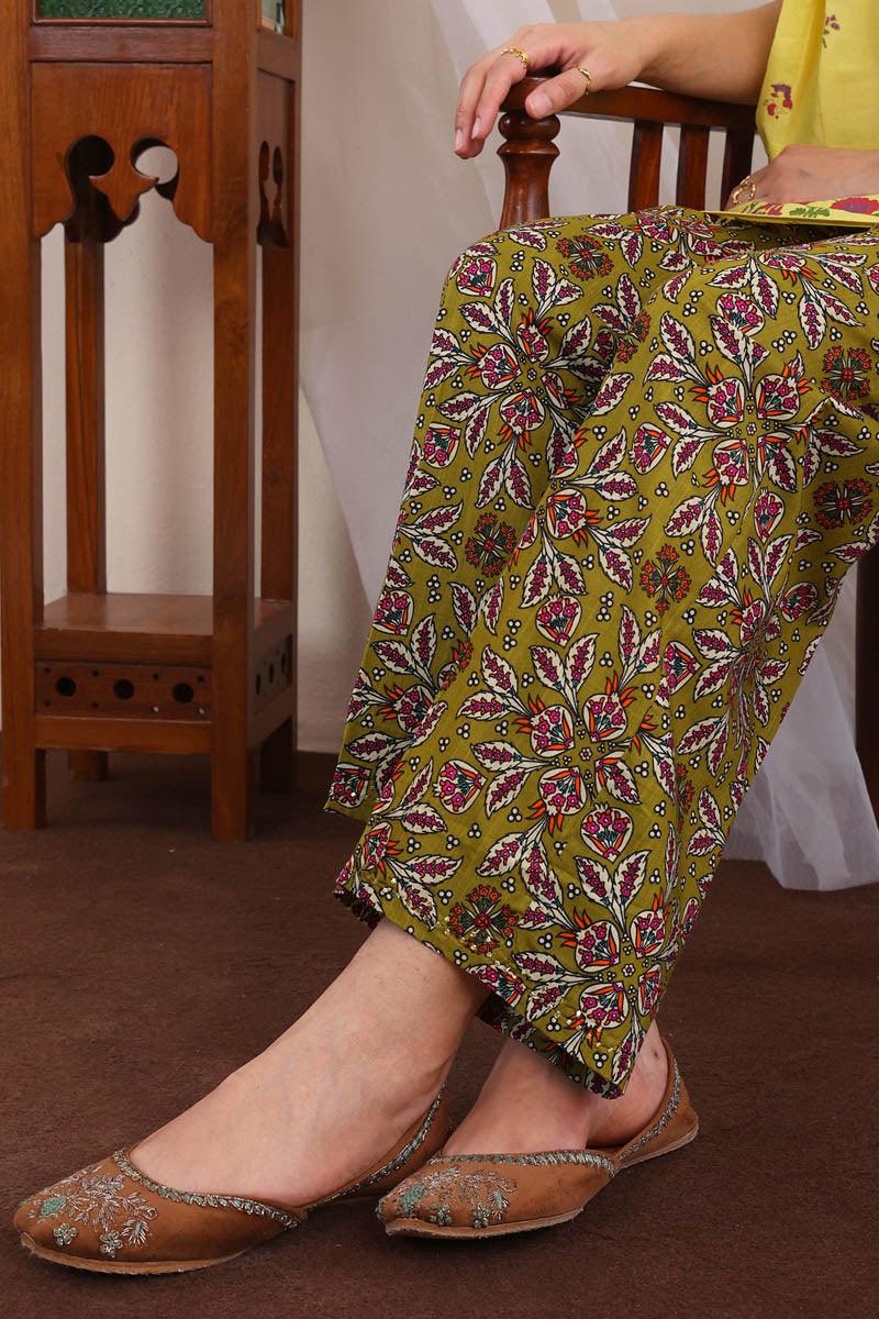 Generartion - Turkish Delight Culottes - 1 Piece - Green - Cambric