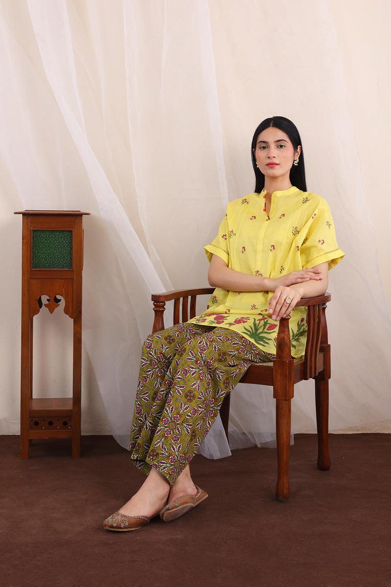 Generartion - Turkish Delight Culottes - 1 Piece - Green - Cambric