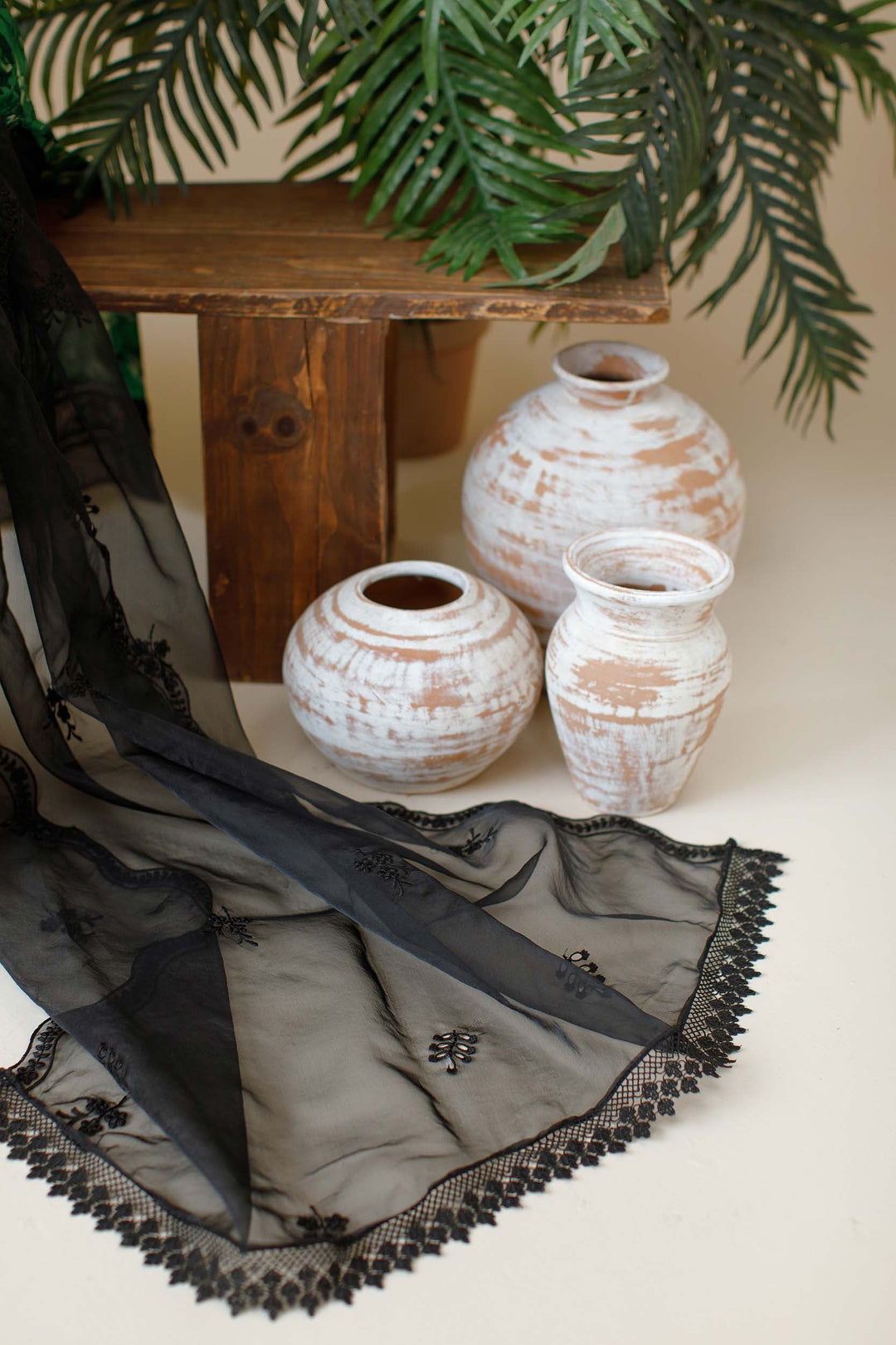 Ombrella - Garden glam - Embroidered - Lawn - 3 Piece