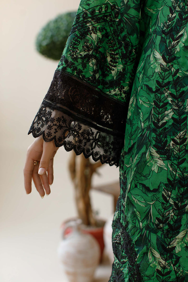 Ombrella - Garden glam - Embroidered - Lawn - 3 Piece