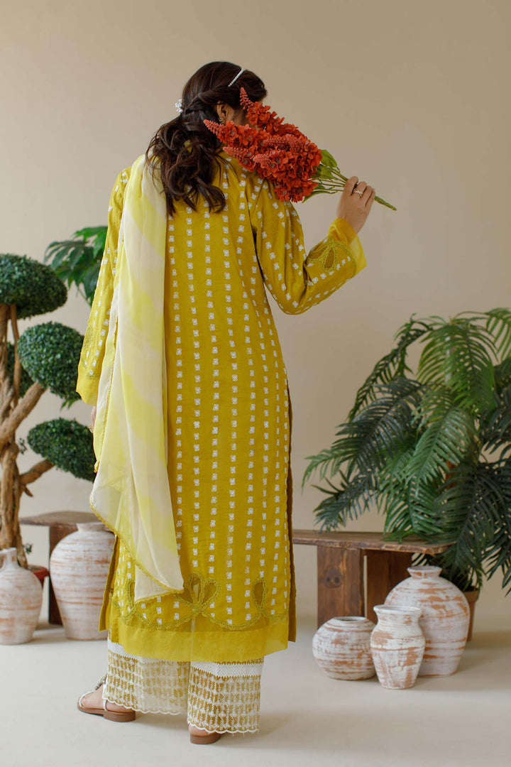 Ombrella - Breeze - Embroidered - Lawn - 3 Piece