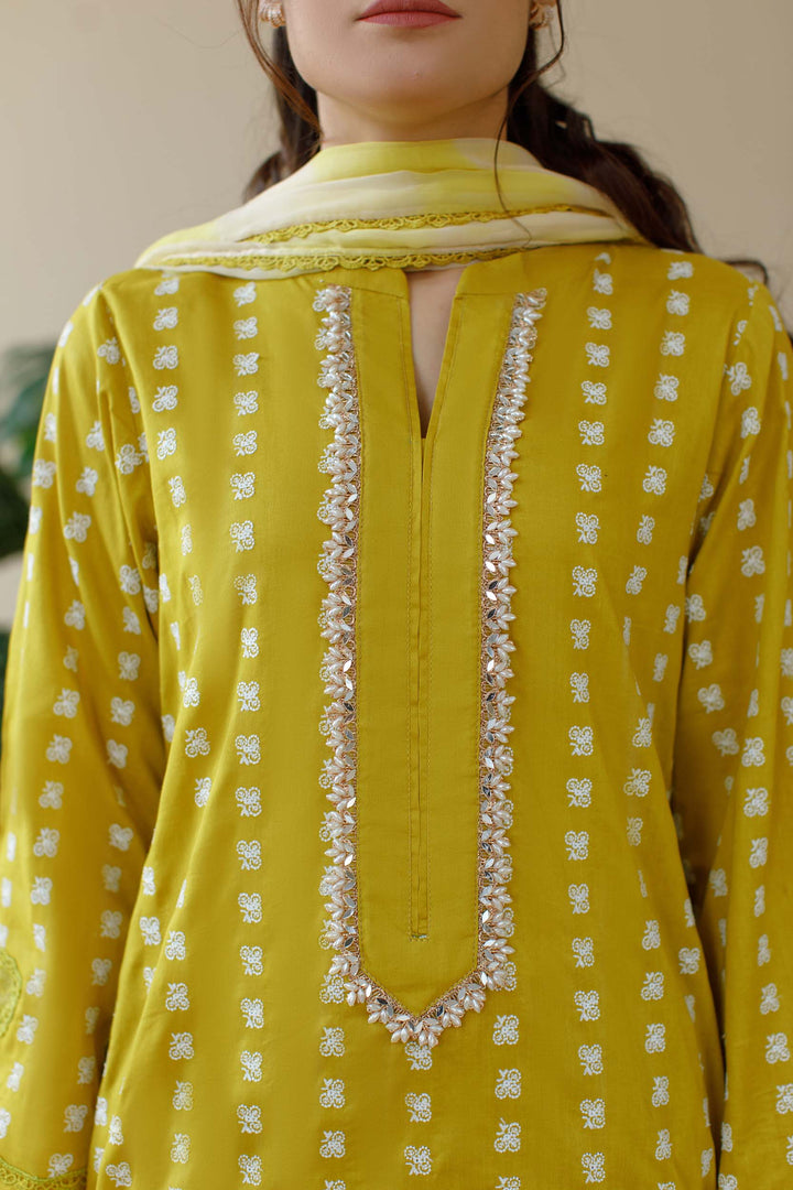 Ombrella - Breeze - Embroidered - Lawn - 3 Piece