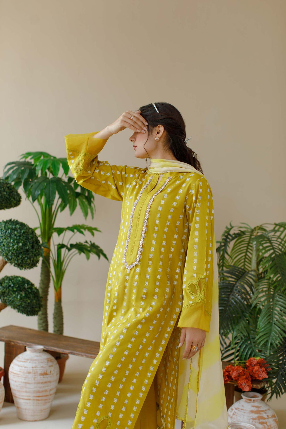 Ombrella - Breeze - Embroidered - Lawn - 3 Piece